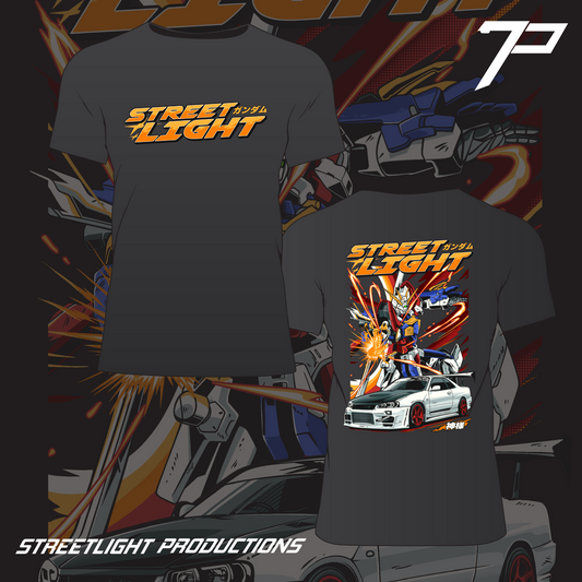 Burning Gundam premium t-shirt