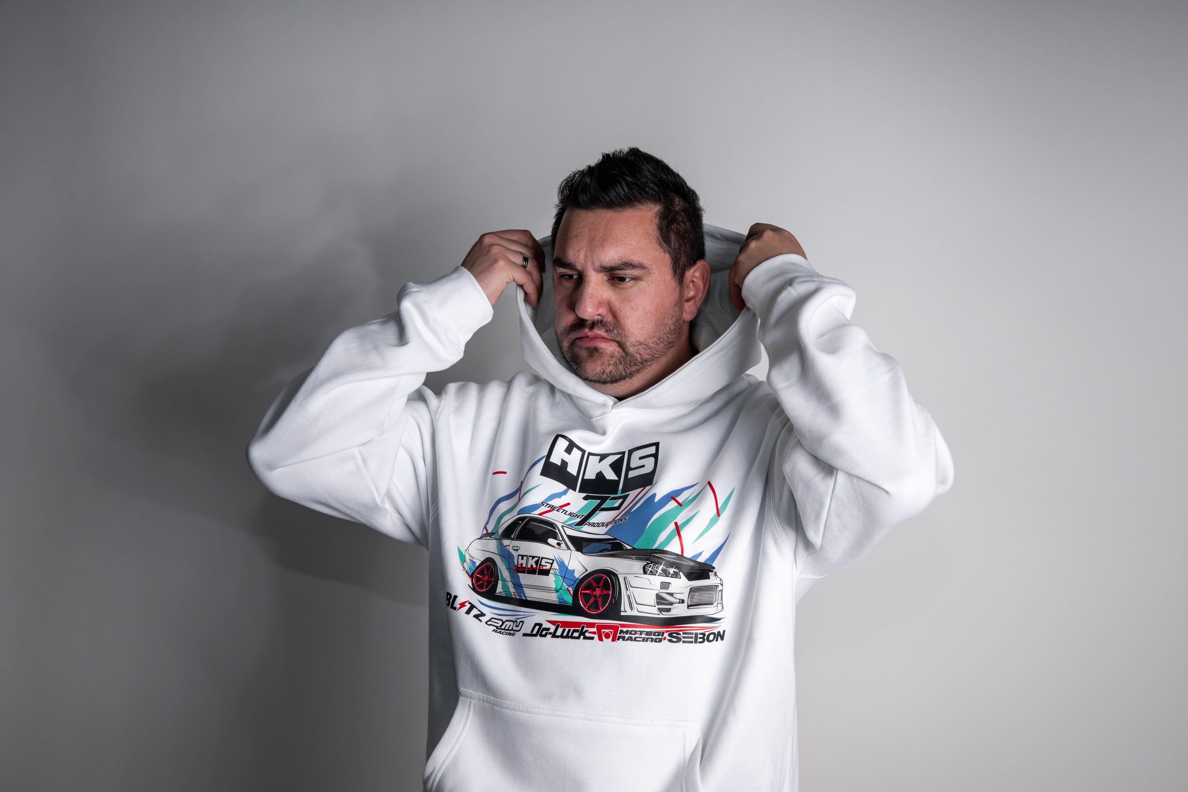 HKS R34 Pull over hoodie